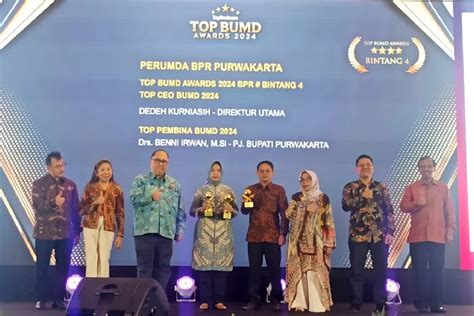 Pj Bupati Benni Irwan Raih Penghargaan Top Pembina Bumd Perumda Bpr