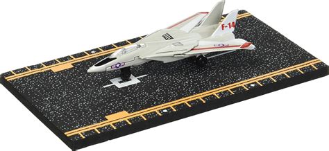 Amazon Hot Wings Planes F Tomcat With Grey Military Markings With Connectible Runway
