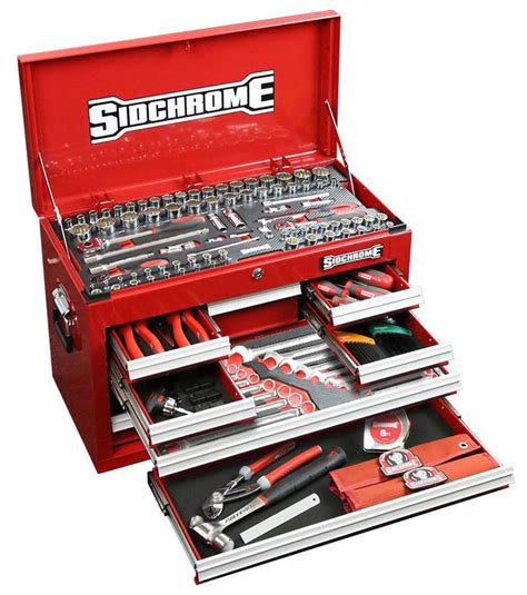 Sidchrome Scmt Tool Kit Piece Metric Af Oz Toolbox