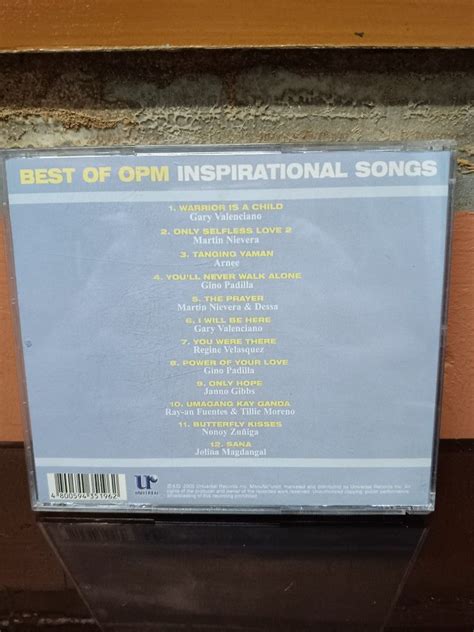 Original CD: Best of OPM Inspirational Songs -Gary V, Martin Nievera ...