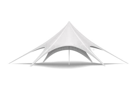 Star Tent Vector Mock Up Promotional Canopy Mockup White Blank