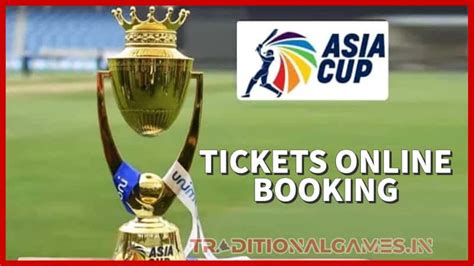 Asia Cup 2023 Ticket Online Booking, Price, How to Book ACC Tickets Online?