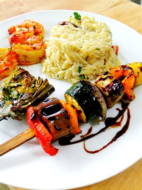 Grilled Vegetable Skewers Proud Italian Cook