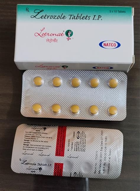 Letronat Mg Letrozole Tablets For Hospital Packaging Size