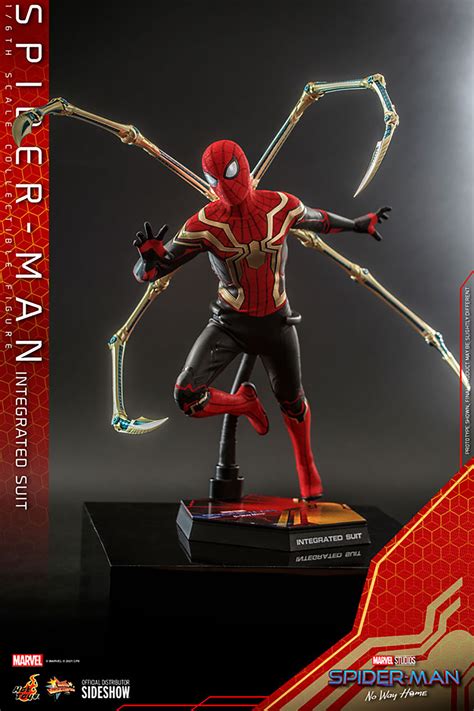 Spider Man Integrated Suit Deluxe Version Sixth Scale Collectible Figure By Hot Toys