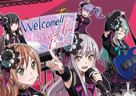 1st Live Roselia Official Art List Bang Dream Bandori Party