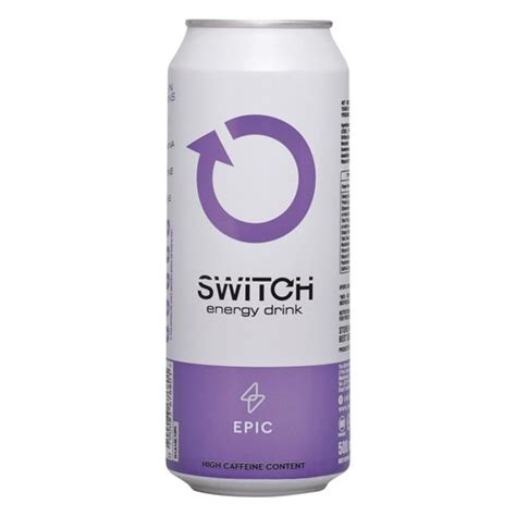 Switch Energy Drink Epic 6 X 500ml Pnp