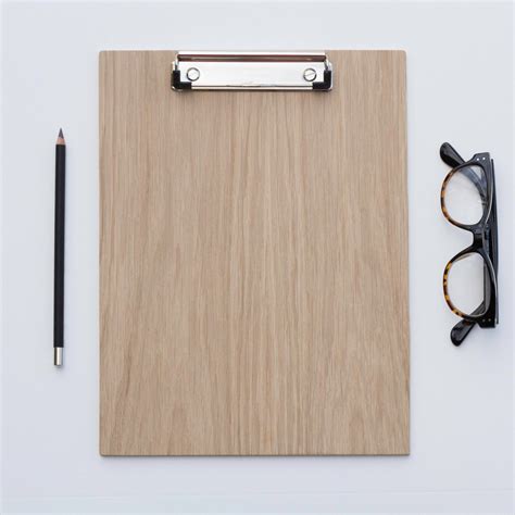 Wood Clipboard Customizable Natural Wood by LemoneeOnTheHills