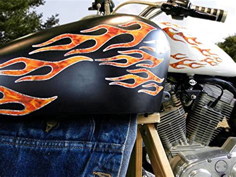 Compare Price: flame decals for motorcycles - on StatementsLtd.com