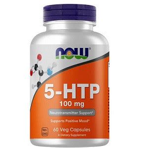 Купить Аминокислота Now Foods 5 HTP 100 mg 60 капсул цена 450