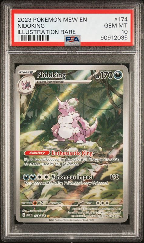 Pokemon Mew En Nidoking Psa Gamestop