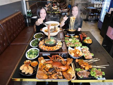 That1 Bbq And Steamboat Buffet At Geylang With Seafood Boil Platter