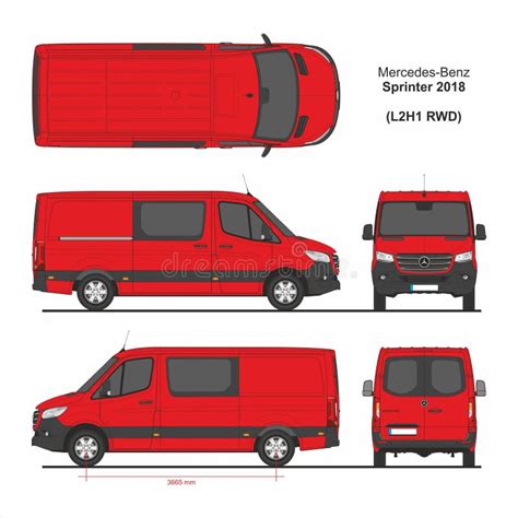 Mercedes Sprinter Combi Van L H Rwd Editorial Photo