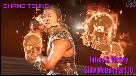 Mortal Kombat 11 Shang Tsung Intros Victory Slow Motion Part 10 YouTube