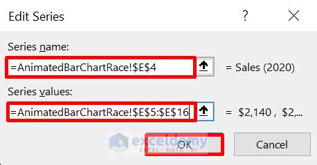 How To Create Animated Bar Chart Race In Excel With Easy Steps