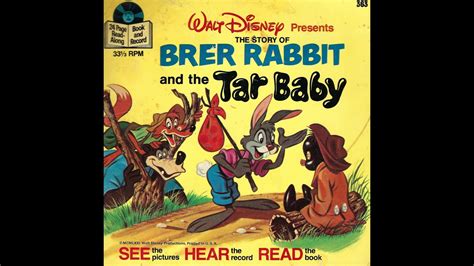 Brer Rabbit The Tar Baby Disneyland Record Picture Book