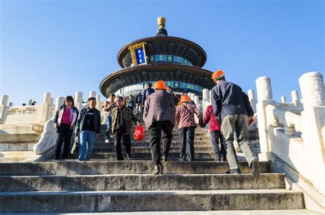 Pek N China De Octubre De El Templo Del Cielo Complejo