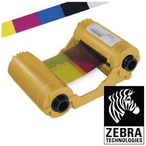 Ruban Couleur Zebra Pour Zxp Ymcko Faces