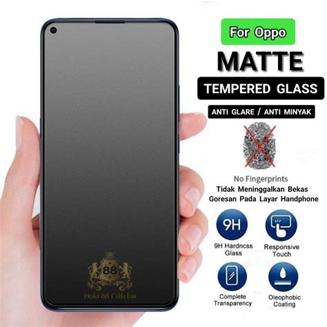 Jual Matte Glass 9H Full Layar Oppo Reno 11F Reno 2 Reno 2F Reno 3 Reno