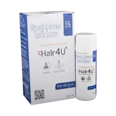 Hair 4U 5 Topical Solution Minoxidil Aminexil Online At Best Price