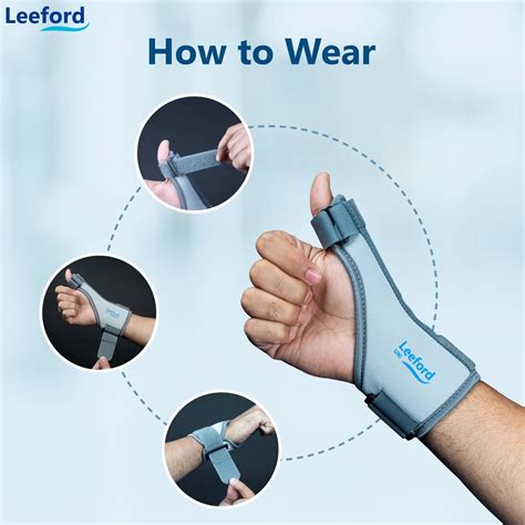 Buy Leeford Thumb Spica Splint Support For Right And Left Hand Thumb