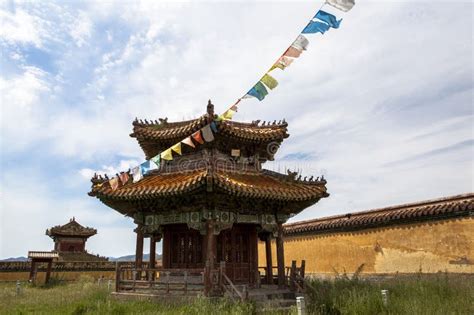 Architecture of Monastery in Mongolia Stock Photo - Image of cultural ...