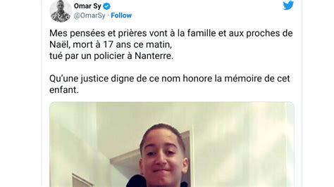 Mbappé Omar Sy Koundé Vague dindignation après la mort de Naël