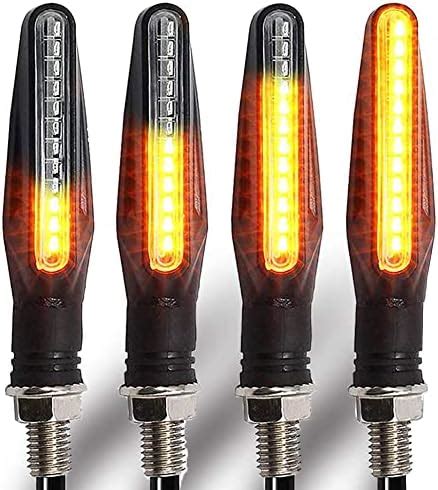 Amazon FACAILAHA 4Pcs Smoked Sequential LED Turn Signal Lights