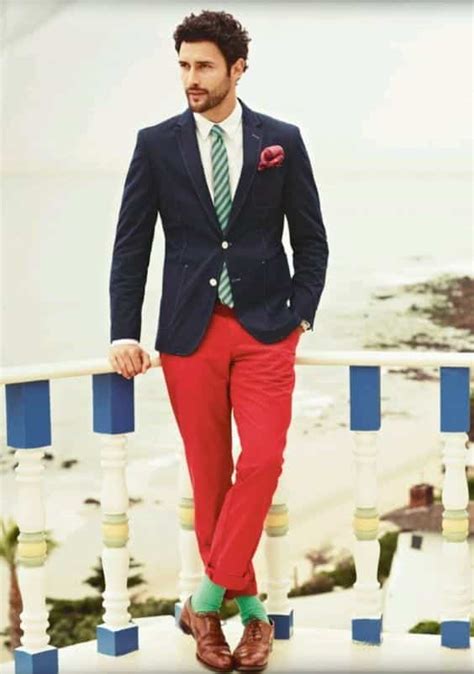 Men Outfits with Red Pants-30 Ways for Guys to Wear Red Pants