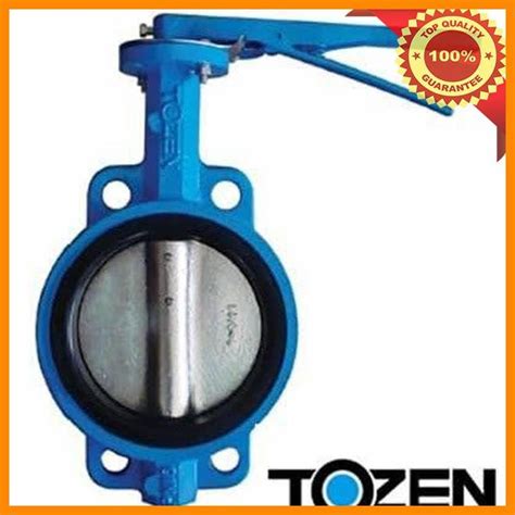 Jual GIM Butterfly Valve TOZEN Cast Iron Jis 10k 4 Inch Lever