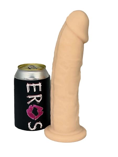 Dildo En Silicone Sans Testicules De Cm Beige Par Shots