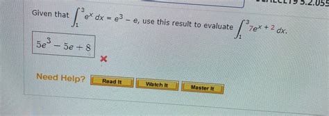 Answered Given That 1³ Ex Dx 5e³ 5e 8 Need… Bartleby