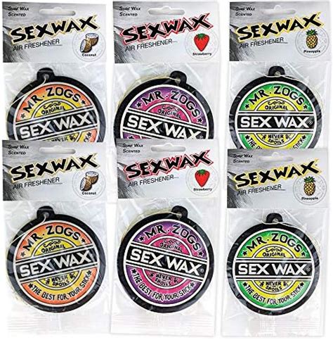 Sex Wax Air Freshener 3 Pack Strawberry Automotive