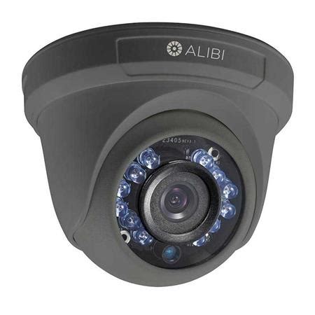 Alibi Mp Day Night Outdoor P Hd Tvi Dome Security Camera Gray