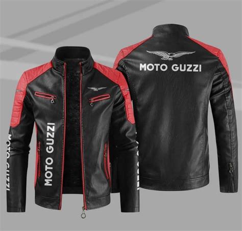 Moto Guzzi Chaquetas Con Capucha Para Hombre Abrigos De Cuero