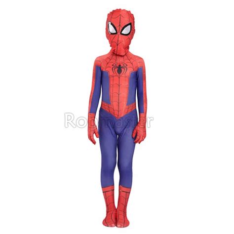 Детский костюм Человека-паука на Хэллоуин, Zentai, лайкра, спандекс ...