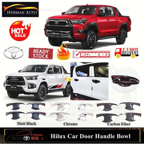 HermanAuto Hilux Revo Rocco Rogue Car Door Handle Bowl Cover