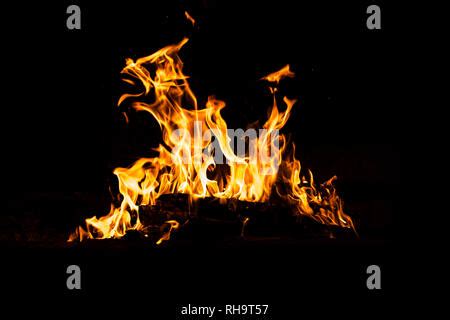 Fiamme Di Fuoco Sfondo Immagine Ad Alta Risoluzione Foto Stock Alamy