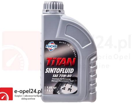 Olej FUCHS TITAN SINTOFLUID SAE 75W 80 1Le Opel24 Pl