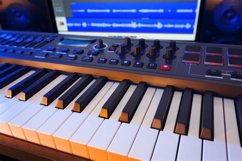 Midi Keyboard In Home Studio