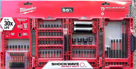 Milwaukee Shockwave Impact Driver Bit Set 74 Piece 48 32 4062