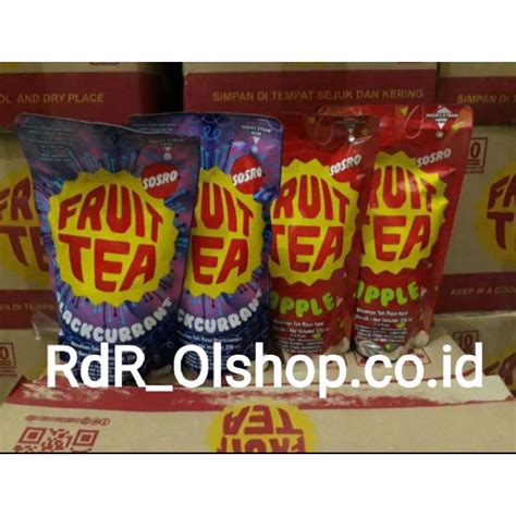 Jual Fruit Tea Pouch Ml Dus Isi Pcs Shopee Indonesia