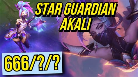 Star Guardian Akali Jak Si Gra Nowym Skinem Full Gameplay League