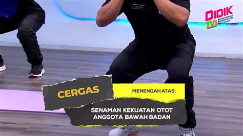 Cergas Menengah Atas Senaman Kekuatan Otot Anggota Bawah