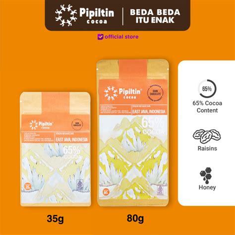 Jual Pipiltin Cocoa Dark Coklat Chocolate Bar East Java Shopee