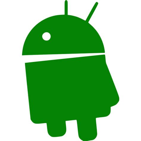 Green android 5 icon - Free green android icons