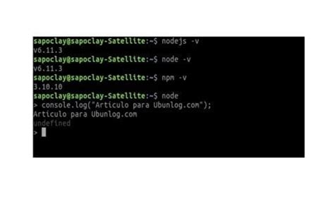 Nodejs Instala Este Entorno De Ejecución Para Javascript En Ubuntu Linux