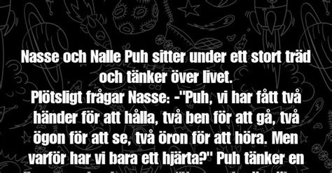 Nasse Och Nalle Puh Sitter Sk Mt Och De B Sta Roliga Bilderna