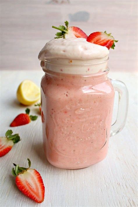 Pretty Pink Lemonade Smoothie Recipe Lemonade Smoothie Homemade