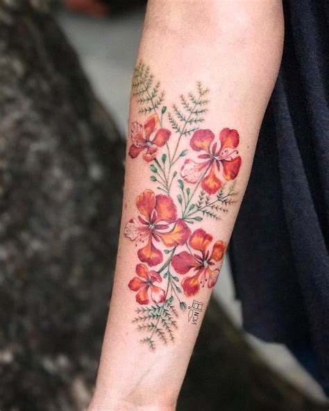 Delonix Regia Tattoo